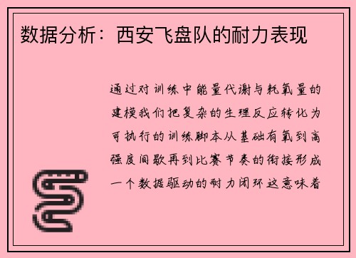 数据分析：西安飞盘队的耐力表现